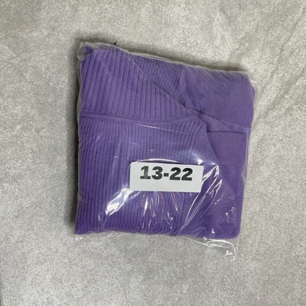 Hooked Up Lavender Cropped Buttonless Cardigan Si… - image 8